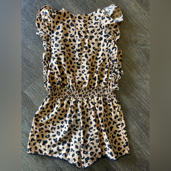 Country Road Girls Leopard Print Jumpsuit - Picture 4 of 6